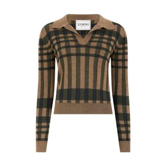 Iceberg Polo Sweater - Dames - Truien - Veelkleurig - Maat: XS Katoen