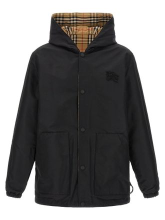 Burberry Reversible Burberry Check Jacket - Beige