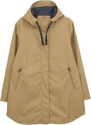Tant&auml; Rainwear Snow Jacket - Dames - Regenjassen - Beige - M - Leer - Jassen