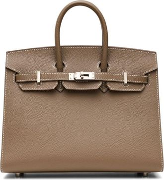 Hermès Borsa tote Birkin 25 Sellier - Toni neutri