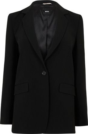 HUGO BOSS Womens Jocaluah Suit Jacket in Black - Size 10 UK