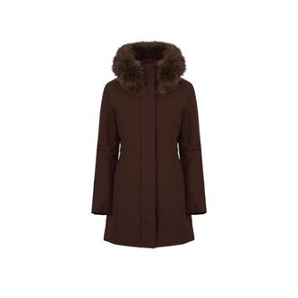 RefrigiWear Dames, Mantels, Bruin, Maat: 2XL Leer