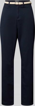 s.Oliver Red Label Regular Fit Chino aus Baumwoll-Mix in Marine, Gr&ouml;&szlig;e 34
