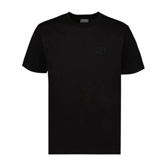 Dior Tops, Heren, Zwart, L, Katoen, T-shirt