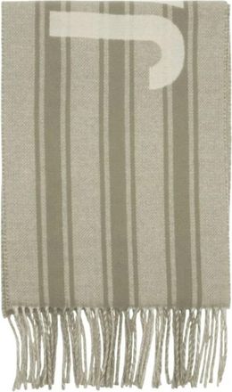 Jacquemus L&eacute;charpe - Dames - Wintersjaals - Beige - ONE Size - Wol - Accessoires