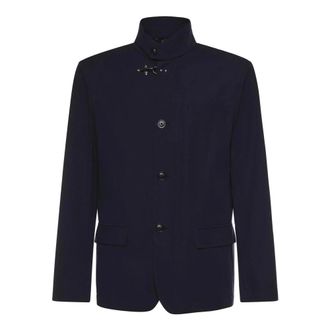 Fay Light Jackets, male, Blue, Size: 2XL Unlined Travel Jacket