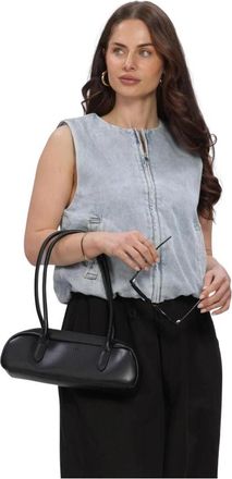 Catwalk Junkie Dames Blazers Denim Balloon Bodywarmer - Dames - Bodywarmers - Blauw - L - Denim - Jassen