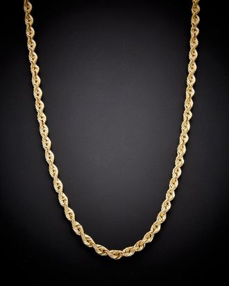 Italian Gold, Inc 14K Italian Gold Hollow Rope Chain Necklace