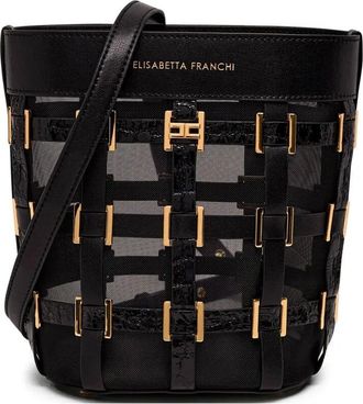 Elisabetta Franchi Studs Satchel Bag