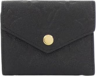 Louis Vuitton Pre-owned Wallets, female, Black, Size: ONE SIZE Pre-owned Leather wallets