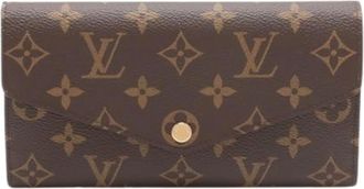 Louis Vuitton Pre-owned Wallets, female, Brown, Size: ONE SIZE Pre-owned Fabric Wallet