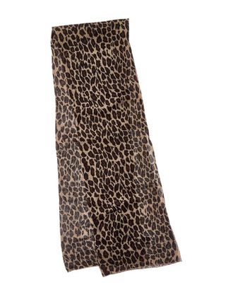 Portolano Animal Print Cashmere Scarf