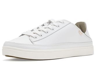 Sanuk Tydal Leather Womens Shoes White : 8.5 B - Medium