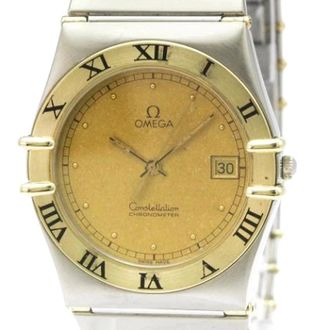 Omega Pre-owned Watches, male, Yellow, Size: ONE SIZE Pre-owned Constellation 398.0866 Wristwatch