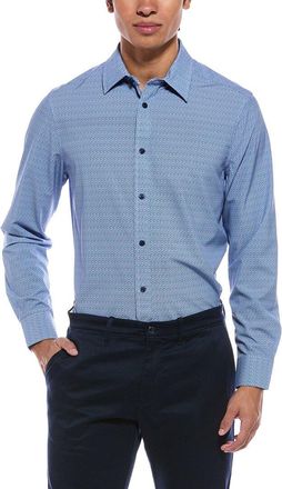 Report Collection 4-Way Printed Woven Sport Shirt