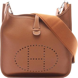 Herm&egrave;s Borsa a spalla Evelyne III 29 in pelle Clemence 2025 - Marrone