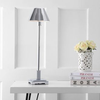 Jonathan Y Designs Roxy 26 Metal Shade LED Table Lamp