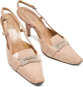 Tod's Pumps in pelle scamosciata 85mm - Toni neutri