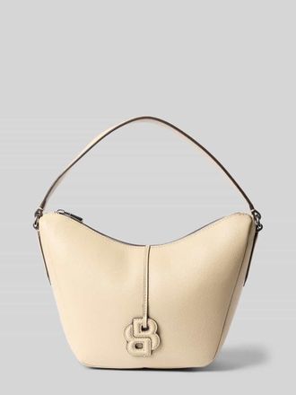 HUGO BOSS Henkeltasche in Lederoptik Modell ANETT SM HOBO in Beige, Gr&ouml;&szlig;e 1