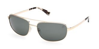 Timberland TB00045 Polarized 32R Mens Sunglasses Gold Size 66