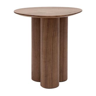 Miliboo Mesa Auxiliar De Dise&ntilde;o De Nogal Hollen