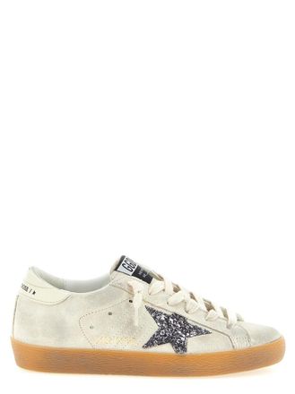 Golden Goose White Logo Sneakers