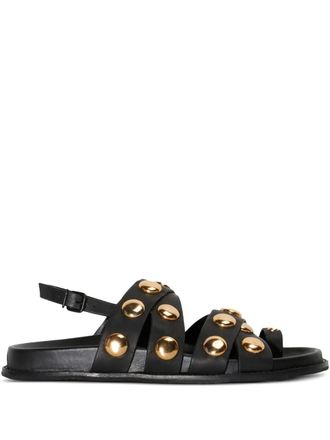 Osklen leather sandals - Black