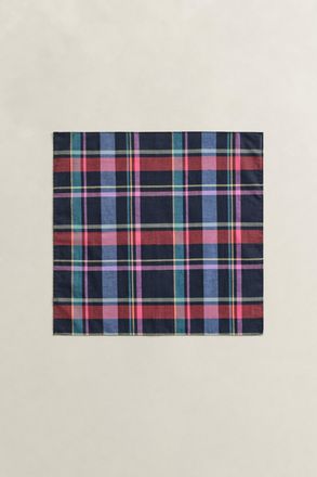 GANT Men Madras Pocket Square (ONE SIZE) ROSE RED