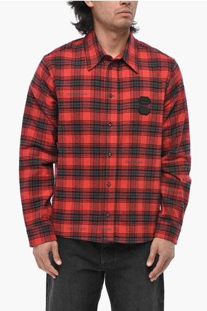 Off-white Flannel Shirt STENCIL With Checked Pattern size Xs