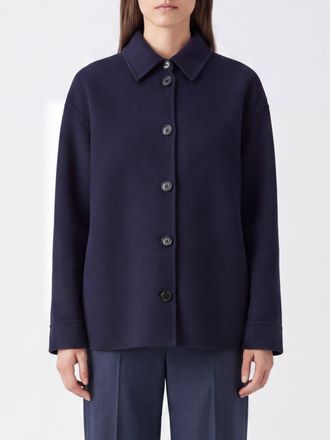 Aspesi Cappotto corto monopetto in pura lana con classico collo a rever