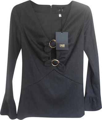 Roberto Cavalli Cavalli Class Ring-Detail Top Size XS