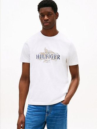Tommy Hilfiger Tropical Logo Crew Neck T-Shirt
