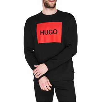 HUGO BOSS Hugo Heren Logo Sweatshirt (Zwart)