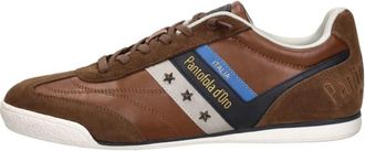 Pantofola D'oro Vasto Low Sneaker - Heren - Sneakers - Bruin - 41 EU - Leer - Schoenen