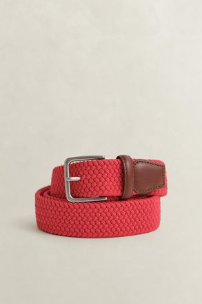GANT Men Braided Elastic Belt (100/40) ROSE RED