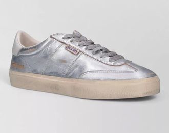 Golden Goose leather low top lace-up shoes