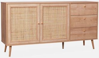 Sweeek Aparador de ca&ntilde;a, 150cm