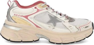 Golden Goose Lightstar Mesh Leather And Heel Polished Bio Based Uppe