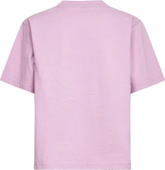 Balenciaga Womens T-Shirt Sacr&eacute; Coeur Old Pink Cotton T-Shirts & Jerseys