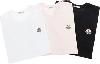 Moncler WOMENS 3 PACK T SHIRTS Size: L, colour: VARIOUS