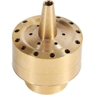OEM Cabezal Rociador De Lat&oacute;n Dorado De 3/4 Para Fuente De Agua De Jard&iacute;n, Estanque O Accesorio De Nebulizaci&oacute;n