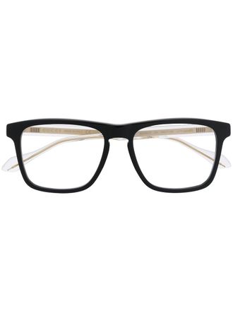 Gucci Occhiali con righe Gucci - Nero