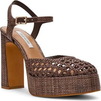 Steve Madden Lexie Womens Shoes Brown Raffia : 7.5 M