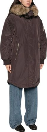 Liu Jo Wf 6064 Parka - Dames - Parka Jassen - Bruin - L - Jassen