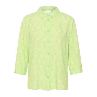 Cream Overhemden, Dames, Groen, XS, Shirts