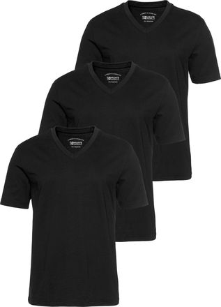 Man's World V-Shirt Packung, 3er-Pack, 3 Stk. tlg. Kurzarm, aus Baumwolle
