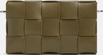 Bottega Veneta Olive INTRECCIATO VOGUE CANVAS RIBBON