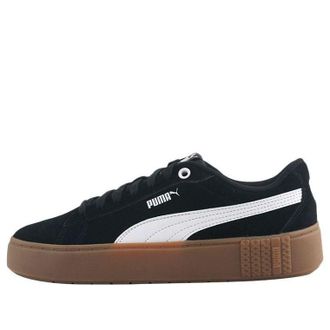 Puma (WMNS) PUMA Smash Platform v2 Suede Black Gum 373037-01