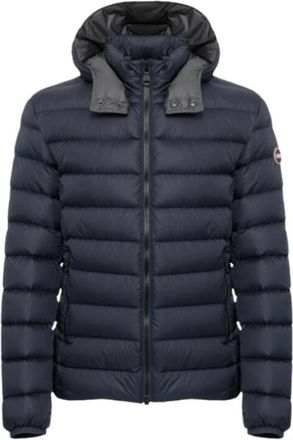 Colmar Sportieve Donsjas Met Afneembare Capuchon - Heren - Ski Jassen - Blauw - XL - Nylon - Fitness