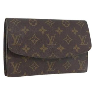 Louis Vuitton Pre-owned Wallets, female, Brown, Size: ONE SIZE Pre-owned Vintage Monogram Clutch